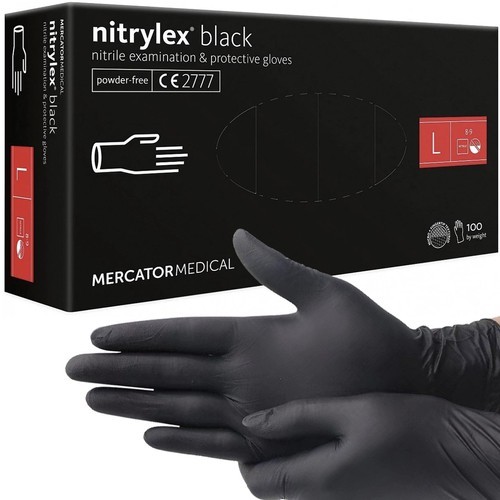 E-shop Nitrilové rukavice 100 ks veľ. L Iso Trade - čierne