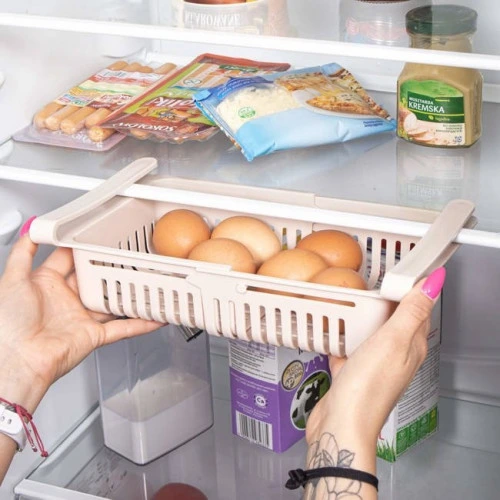 Organizér do chladničky SPRINGOS HA3105 - ružový