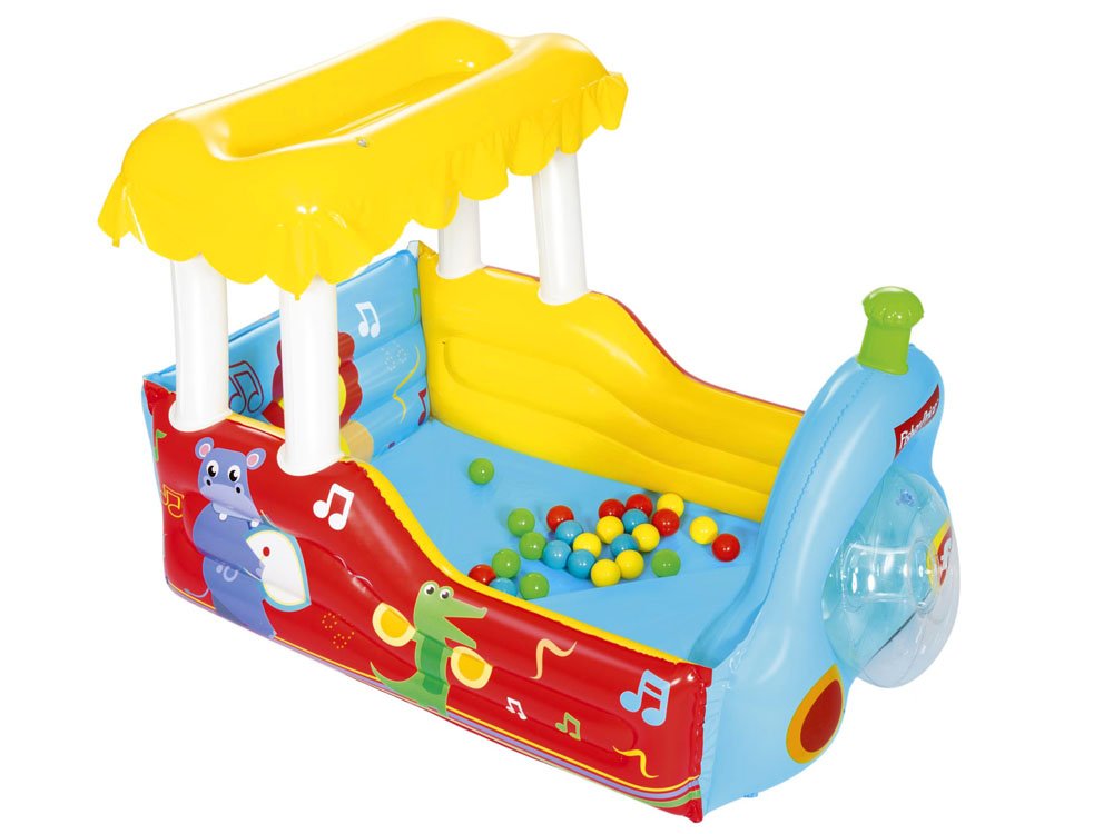 Nafukovacia lokomotíva Bestway Fisher Price -  93537