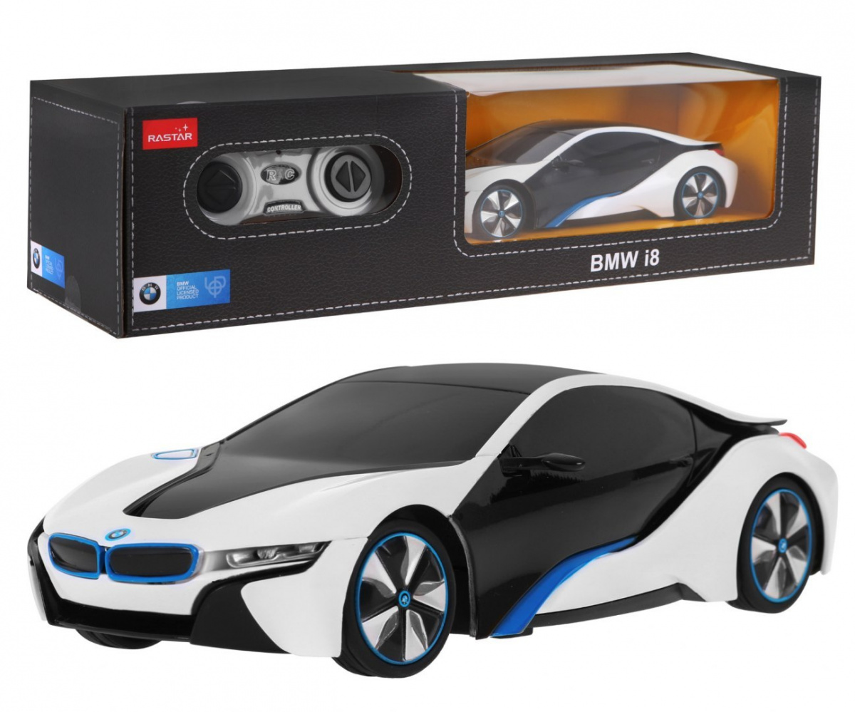 RASTAR Auto na diaľkové ovládanie BMW i8 v mierke 1:24