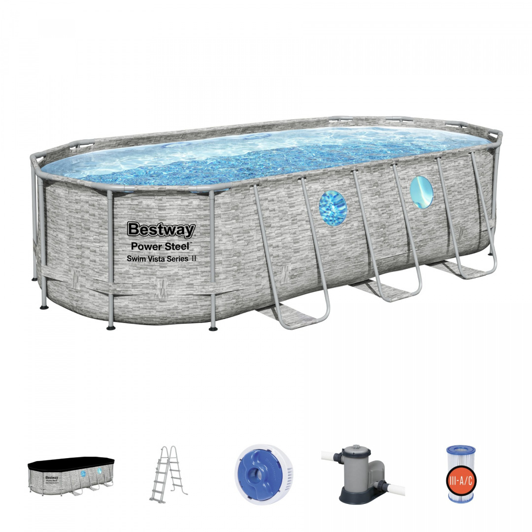 E-shop Bestway Power Steel Swim VISTA 549 x 274 x 122 cm - 56716