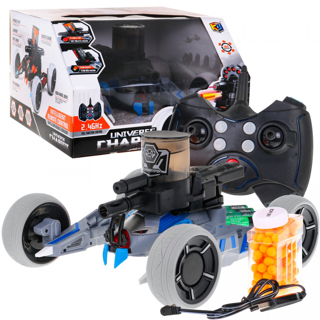 RAMIZ Diaľkovo ovládané vozidlo s funkciou streľby Crawler R/C ZRC.702