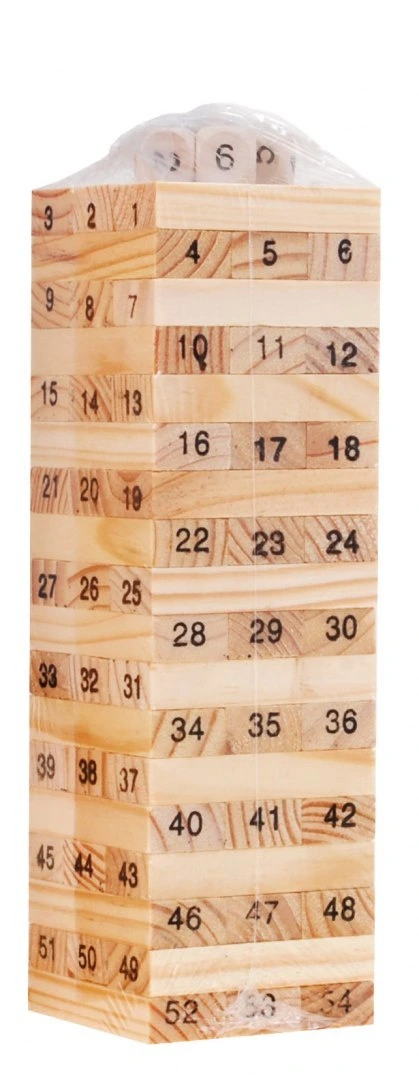 RAMIZ Drevená arkádová hra Jenga kocky ZGR.MZ2013