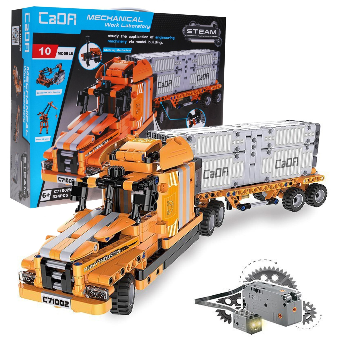 CaDA Stavebnica 10v1 vozidiel Engineering Simulator 634el EE C71002W