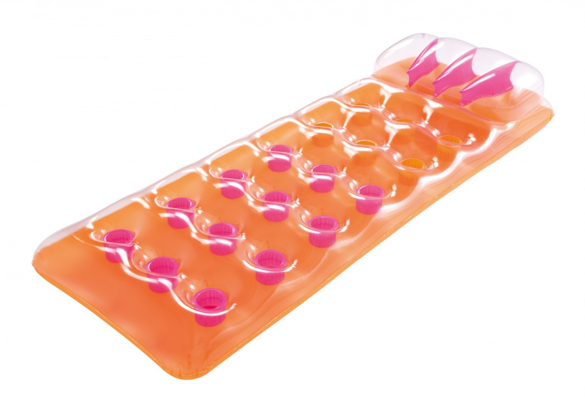 Nafukovacie lehátko 188/71 Bestway 43015 Farba: oranžová