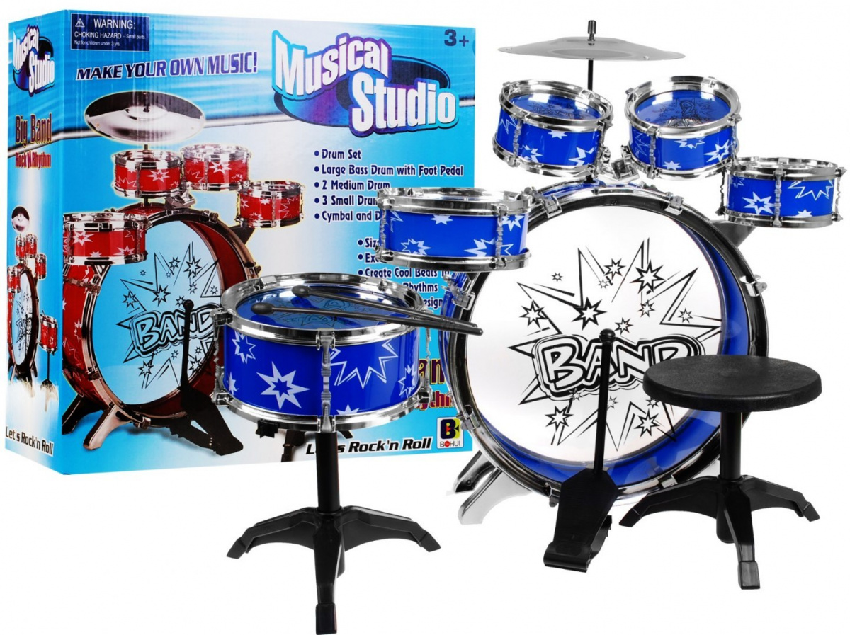 E-shop 6-bubnová súprava bicích pre najmenších Ramiz 28875A