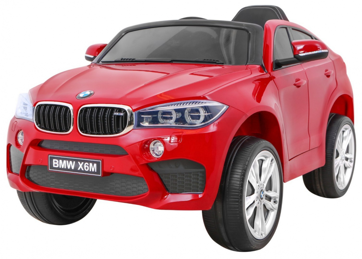 Elektrické autíčko BMW X6 M lakované - červené