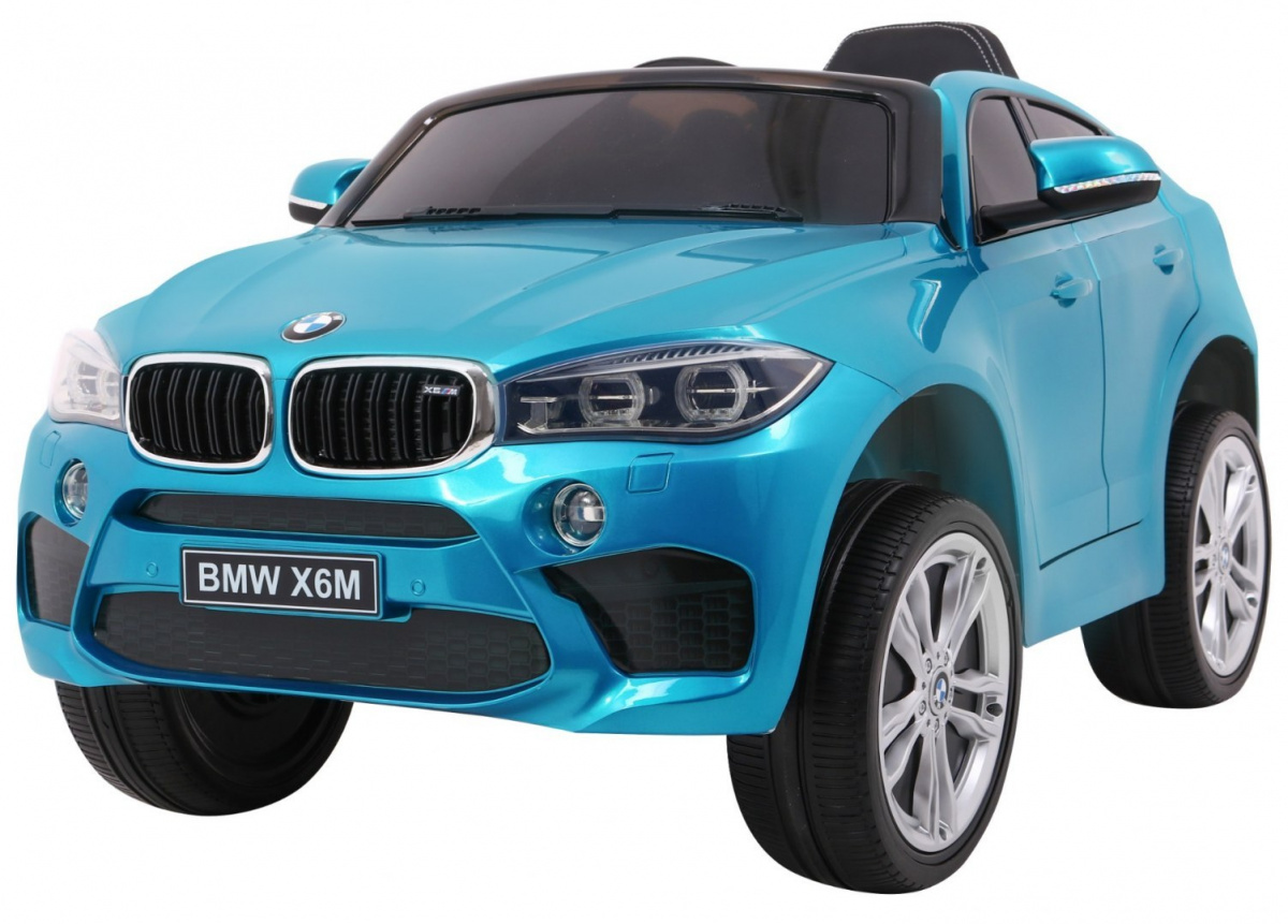 Elektrické autíčko BMW X6 M lakované - modré