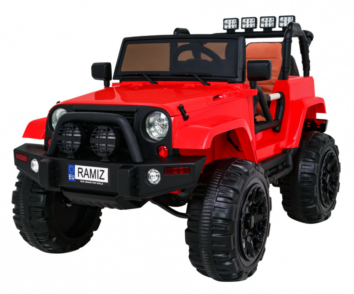 E-shop Elektrické autíčko Jeep All Terrain Ramiz 905 - červené