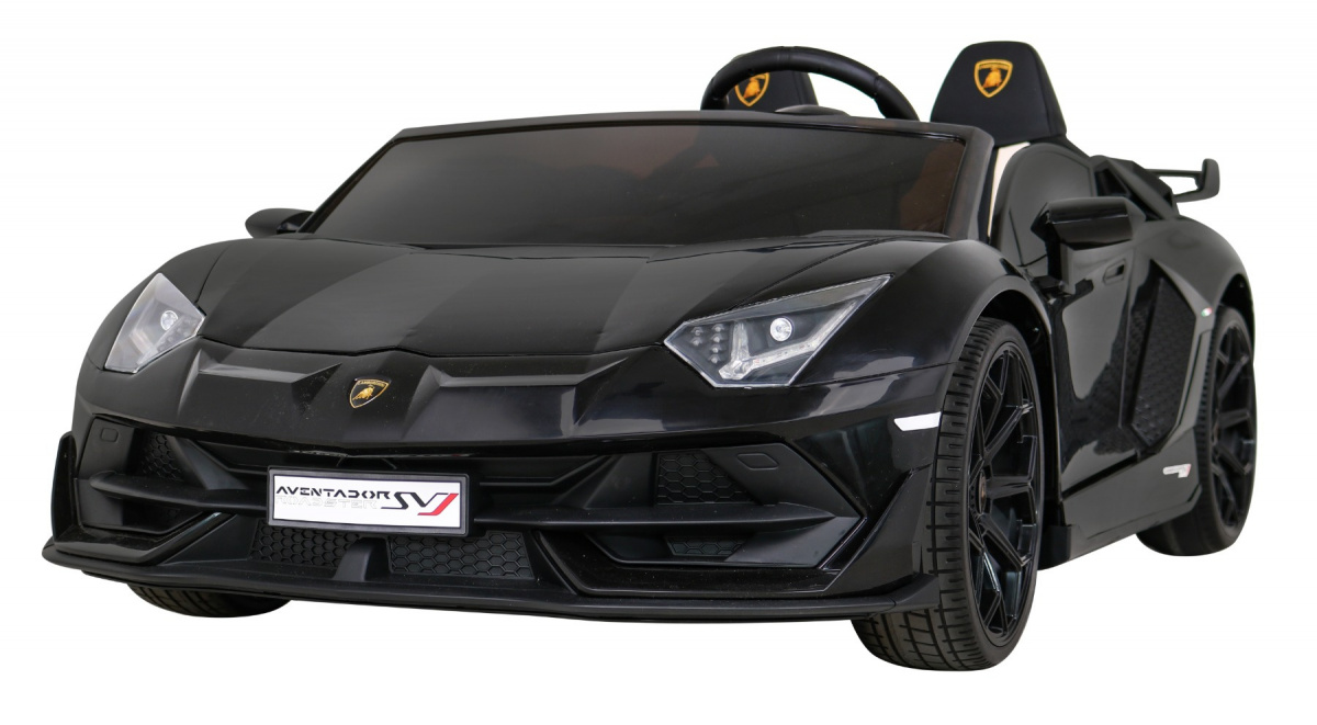 Lamborghini SVJ DRIFT pre 2 deti Black + funkcia Drift + Diaľkové ovládanie + MP3 LED + Free Start