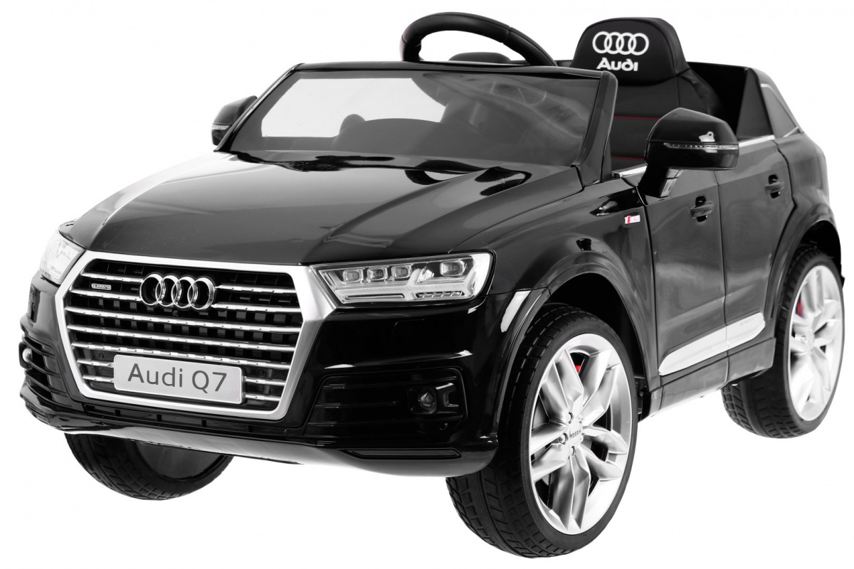 RAMIZ Elektrické autíčko Audi Q7 Quattro S-Line - čierne