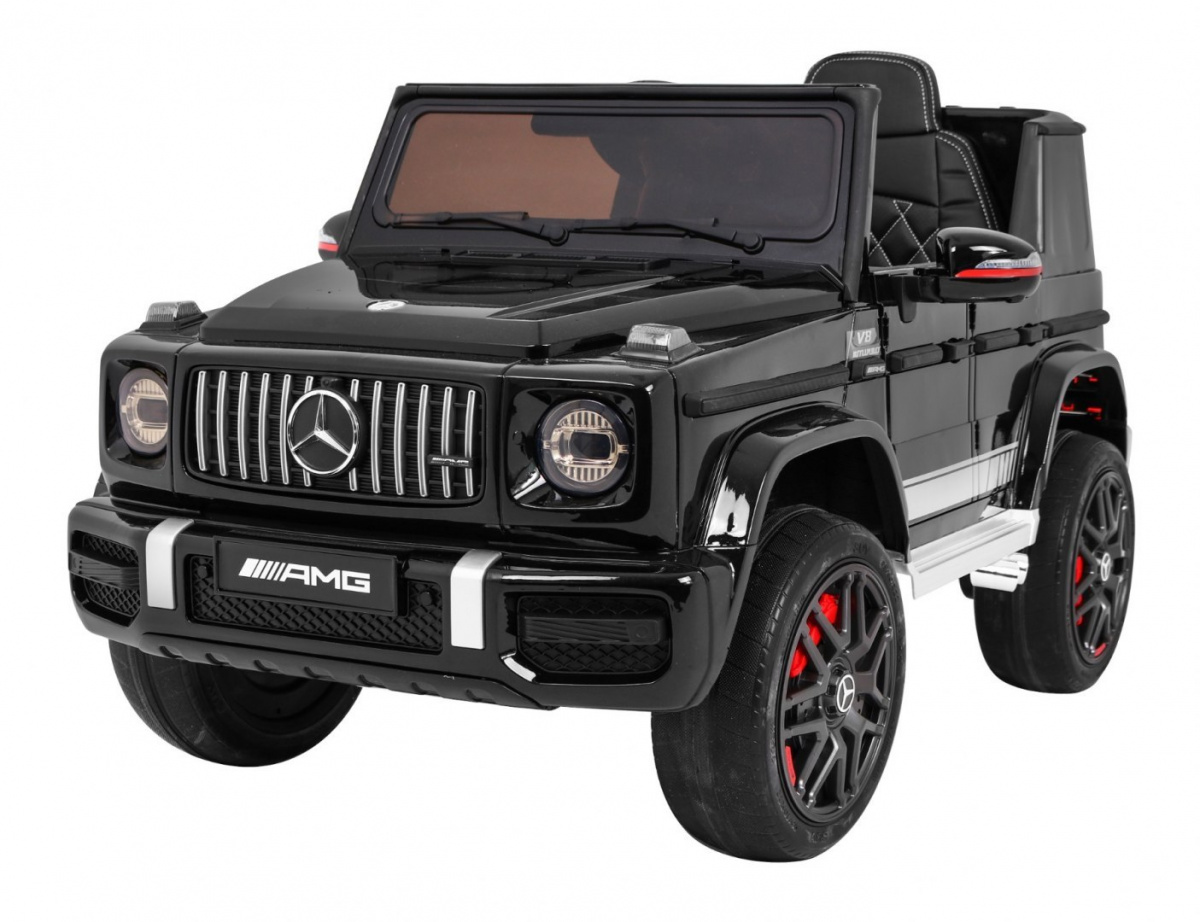 Detské elektrické autíčko Mercedes G63 AMG lakované -čierne