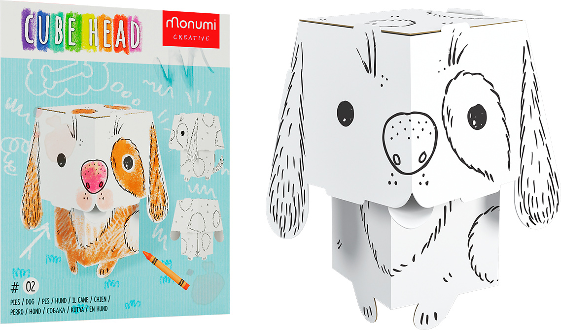 Monumi 3D omaľovánka pes Ramiz MCH-000102