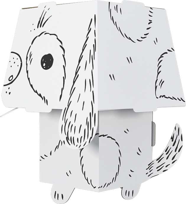 Monumi 3D omaľovánka pes Ramiz MCH-000102