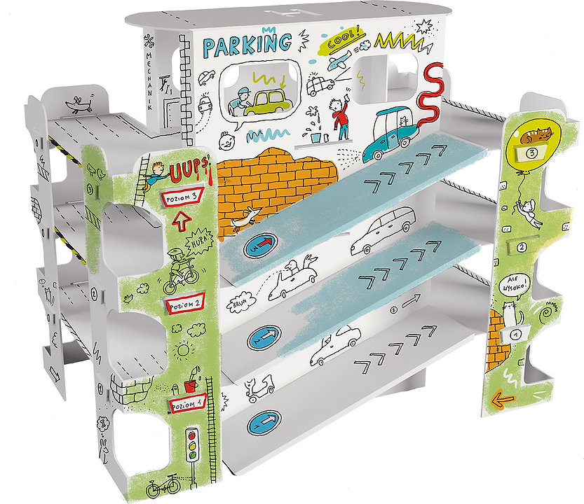 Monumi Omaľovánka 3D XXL Parking MPD-000102
