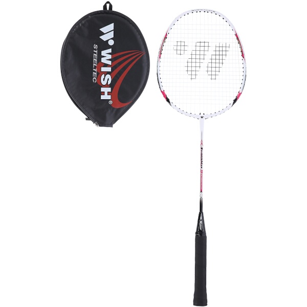 E-shop Badmintonová raketa WISH Steeltec 9 - červená