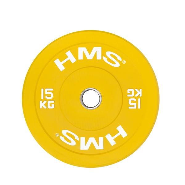 Farebný bumper kotúč HMS CBR 15 kg