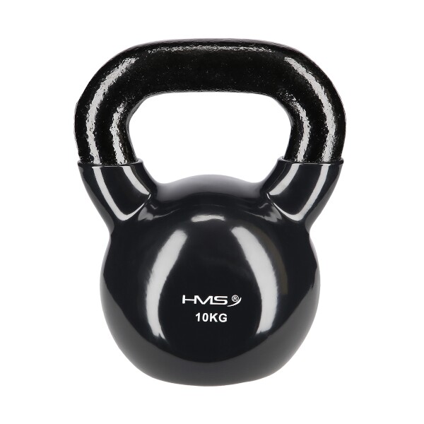 E-shop Kettlebell pokrytý vinylom HMS KNV10 10 kg - čierny