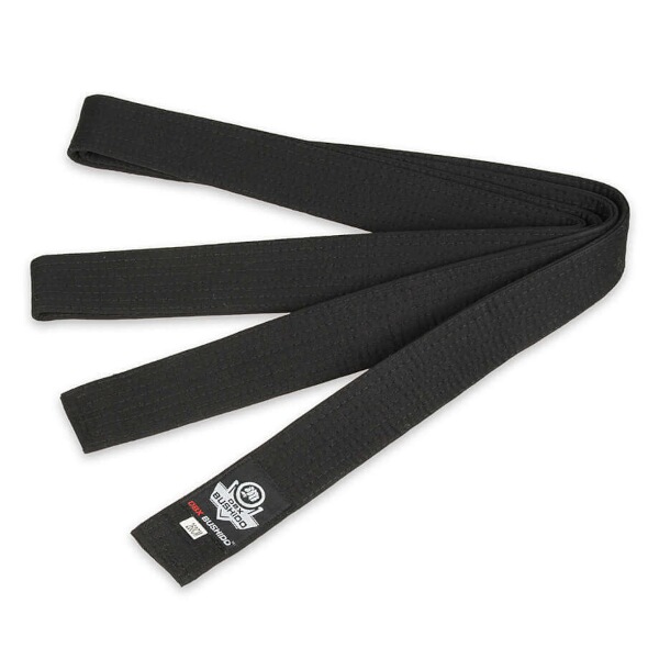 Opasok pre kimono DBX BUSHIDO OBI - čierny Veľkosť: 300cm