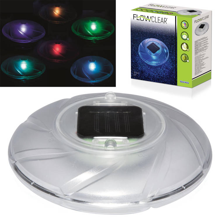 Bestway Solárna lampa na bazén, priemer 18 cm 58111
