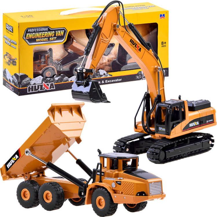 Set kovový bager + sklápač 2v1 modely ZA3910