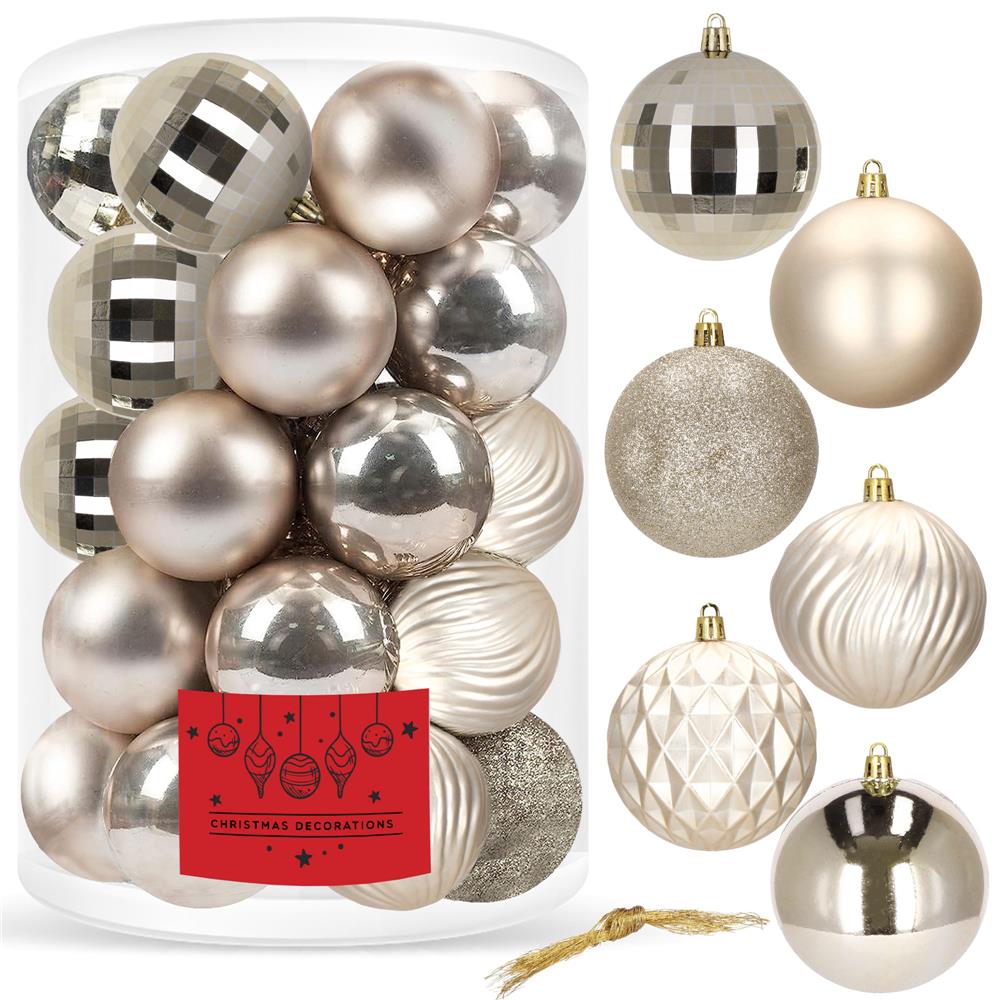 Vianočné gule na stromček 30 ks SPRINGOS CA0874