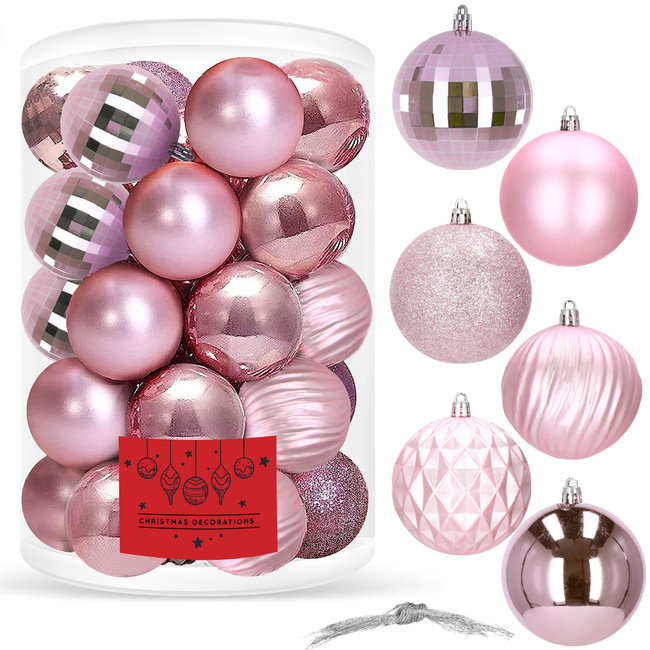 Vianočné gule na stromček 30 ks SPRINGOS CA0875