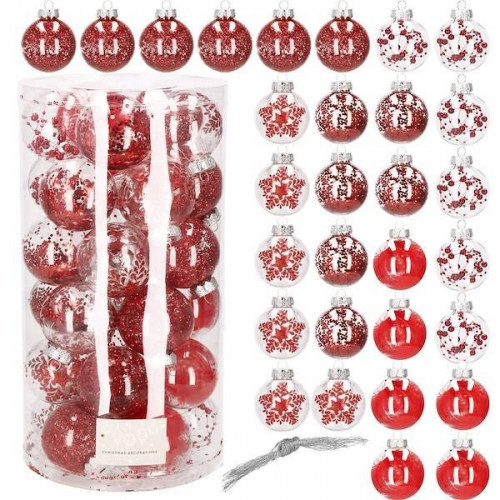 Vianočné gule  30 ks SPRINGOS CA0881