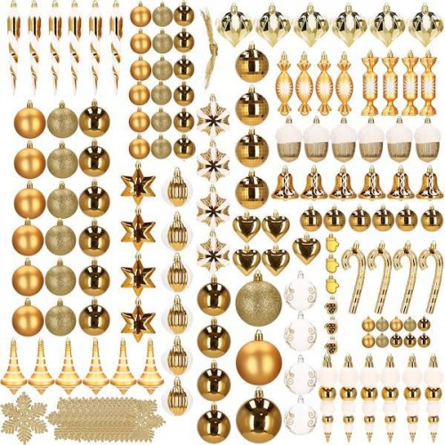 Vianočné ozdoby na stromček 155 ks SPRINGOS CA0848