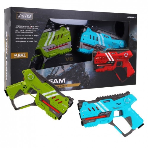 E-shop RAMIZ Laserové zbrane LASER TAG 7008 -zelená/modrá
