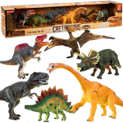 E-shop Figúrky pohyblivých dinosaurov 6 ks Kruzzel 19745