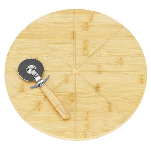 Doska na pizzu 33 cm s nožom SPRINGOS KI0112