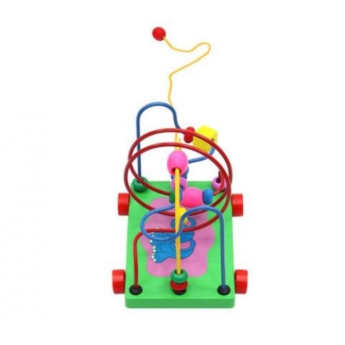 Iso Trade Drevený labyrint na kolesách