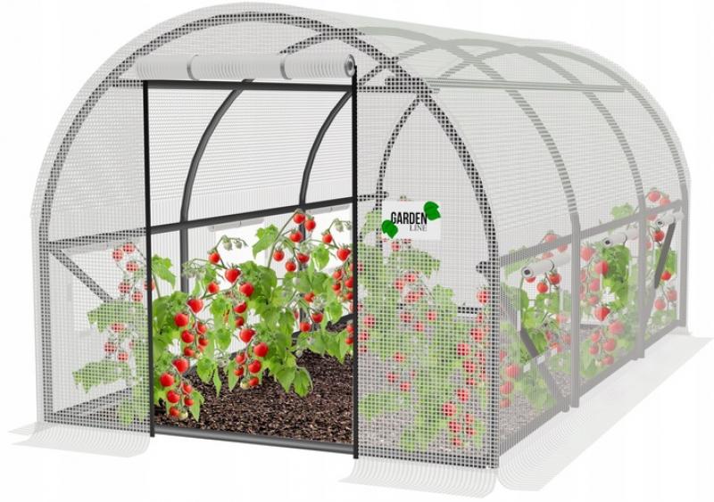 Záhradný fóliovník biely 4 x 2,5 x 2 m GARDEN LINE - TUN5590