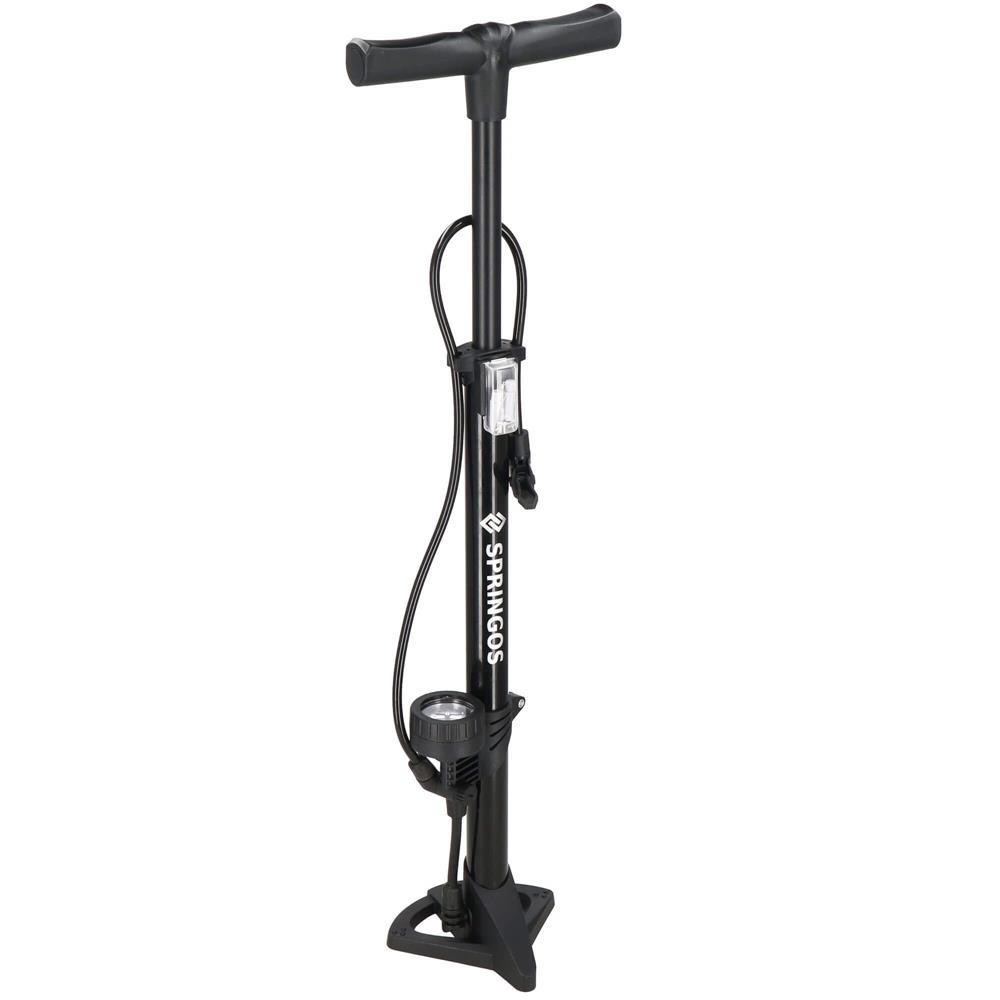 Pumpa na bicykel s tlakomerom 11 bar SPRINGOS BA0045