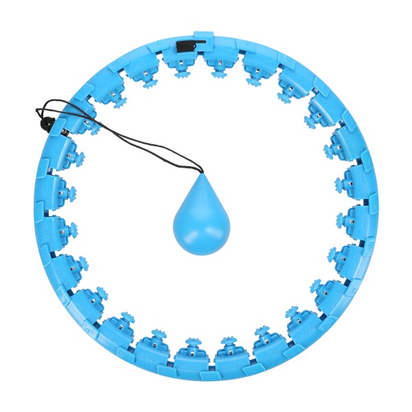 HMS Masážna hula hoop Home FH01 so závažím modrá