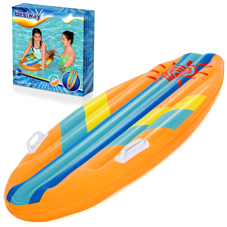 Nafukovací surf 114 x 46 cm Bestway 42046 - oranžový