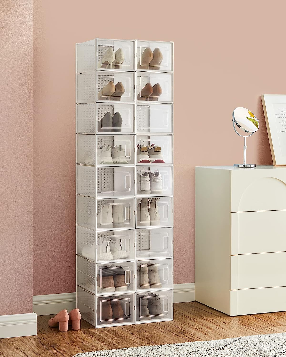 Botník z 18 boxov SONGMICS LSP18MWT