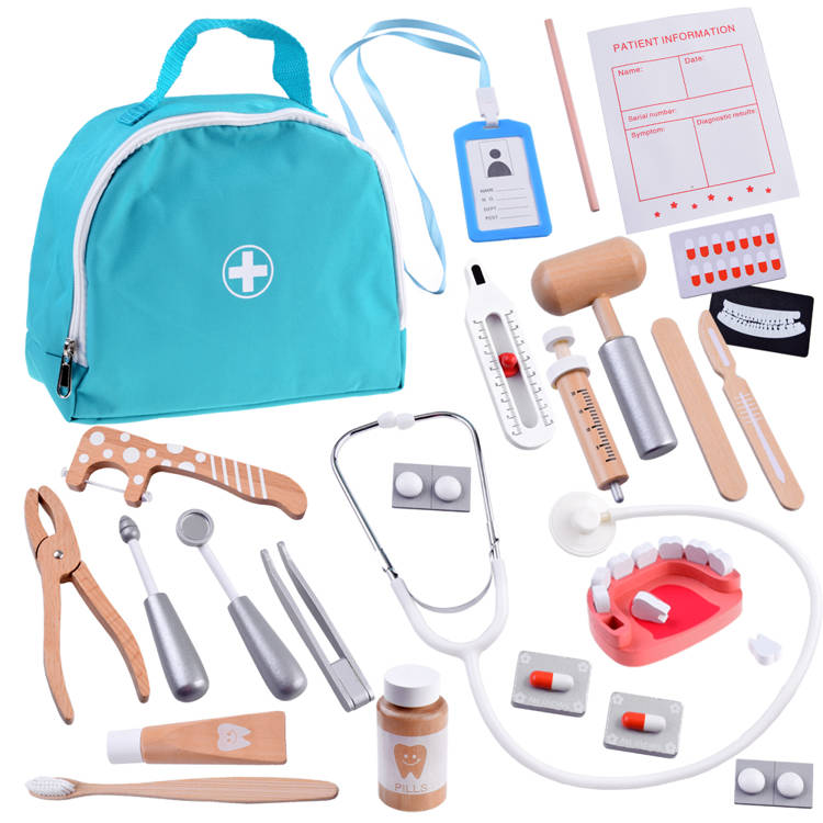 Jokomisiada Súprava LITTLE DENTIST drevené doplnky ZA4718