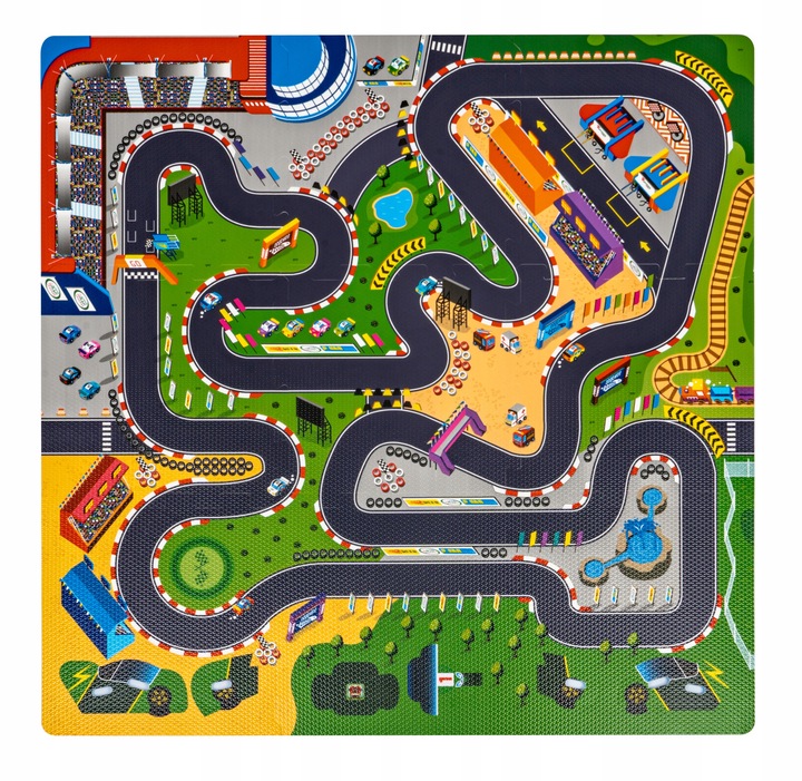 Podložka puzzle 9 ks Ramiz ZDN.3018 - dráha