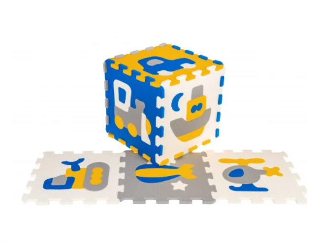 Podložka puzzle 9 ks RAMIZ ZDN.5513N9C - dopravné prostriedky