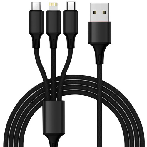 Nabíjací kábel USB 3w1 Izoxis 22194