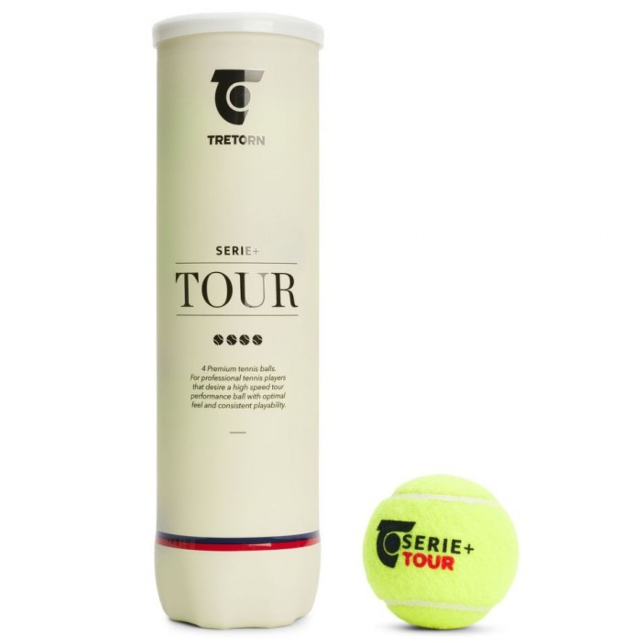 Wilson Tenisové loptičky retorn Serie+Tour 4 ks 474266- žlté