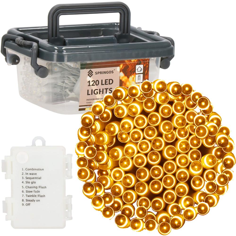 SPRINGOS Osvetlenie vianočného stromčeka 120 LED - CL0171