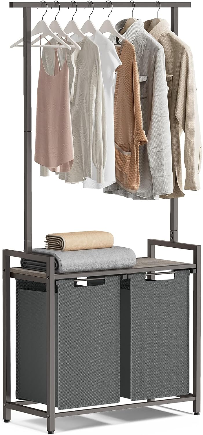 VASAGLE Kôš na bielizeň 92 l SONGMICS BLH241G01