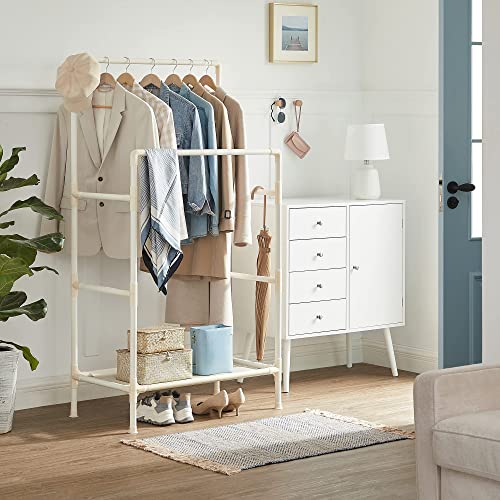 Stojan na oblečenie s dvoma tyčami SONGMICS RDR01WT