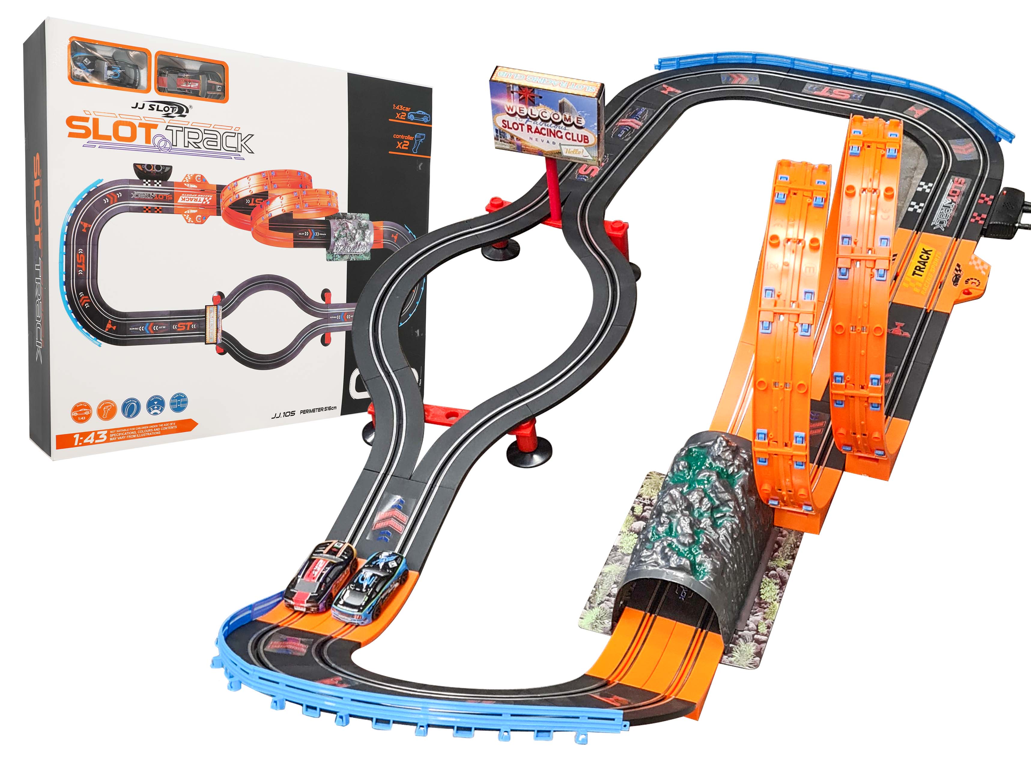 Pretekárska dráha MEGA RACER 1:43 RAMIZ JJ.105-2