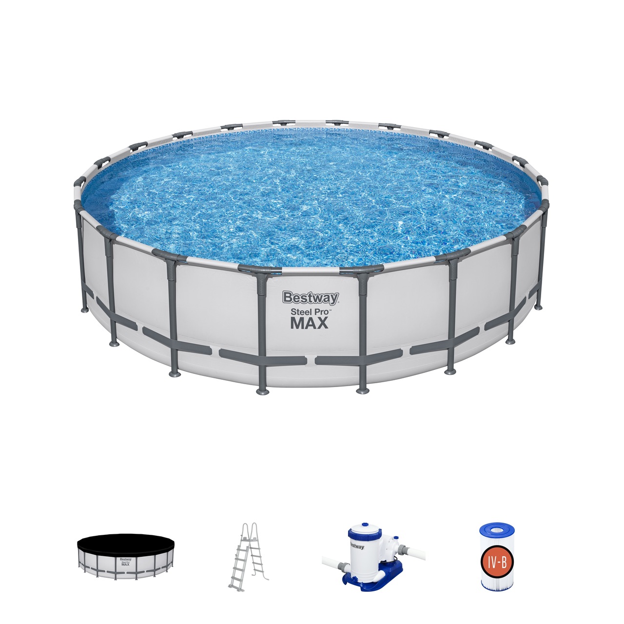 RAMIZ Záhradný bazén 20FT 610x132 cm SteelPRO BESTWAY 561FM