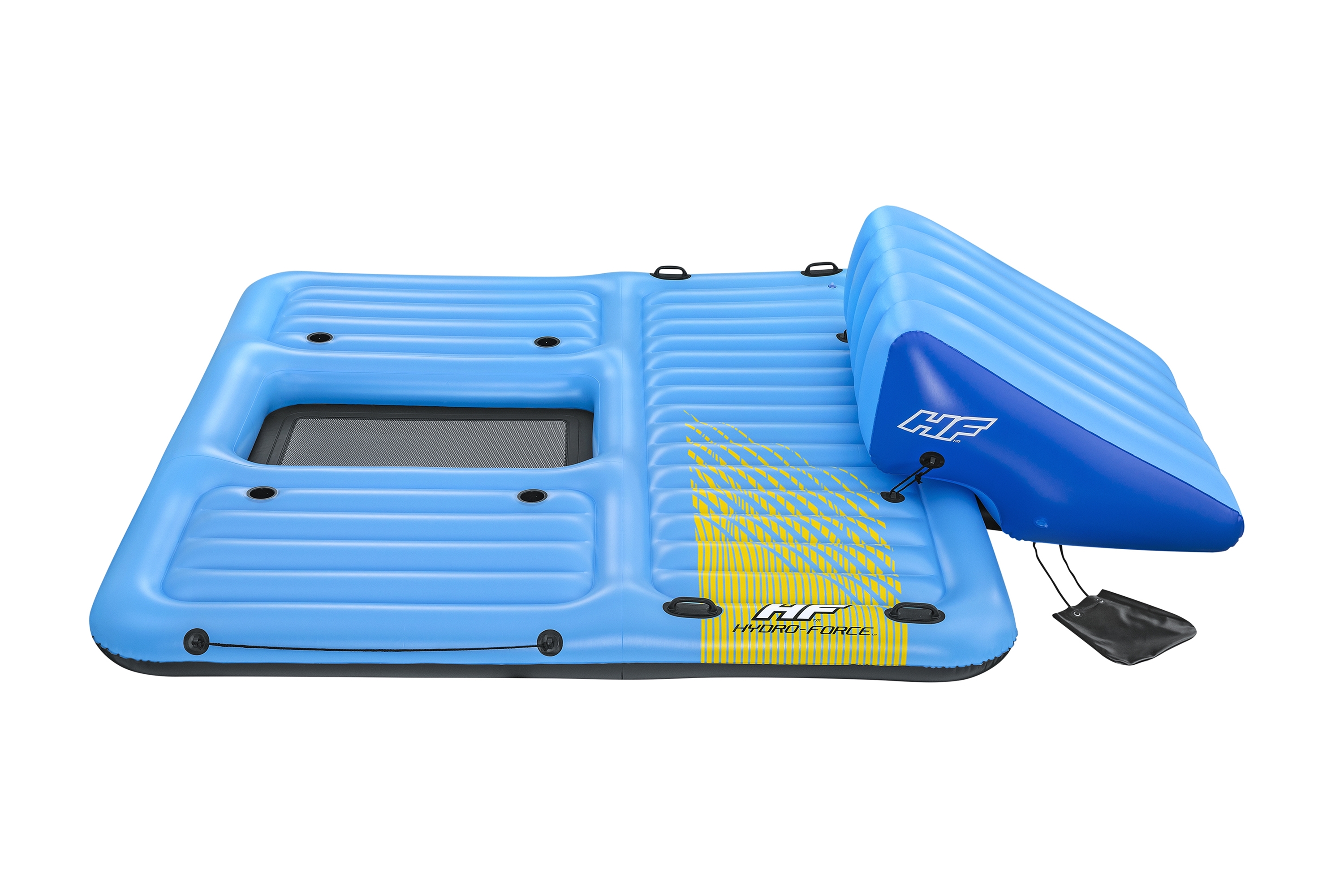 HYDRO-Force Island + šmykľavka 376x311cm BESTWAY 43728