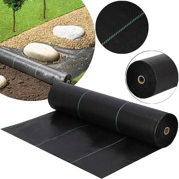 Agrotextília 90g čierna mat 1,6x50 m Springos AG0033